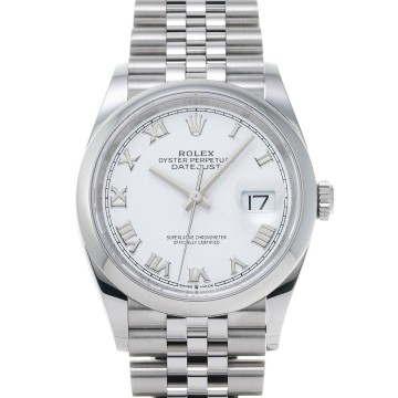 ロレックス デイトジャスト 36 126200 ホワイト メンズ 時計 【新品】【wristwatch】
