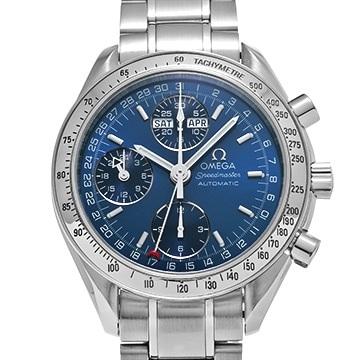 オメガ スピードマスター トリプルカレンダー 3523.80 ブルー メンズ 時計 【中古】【wristwatch】