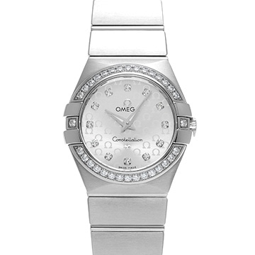オメガ コンステレーション クォーツ 123.15.27.60.52.001 シルバー/ダイヤモンド レディース 時計 【中古】【wristwatch】