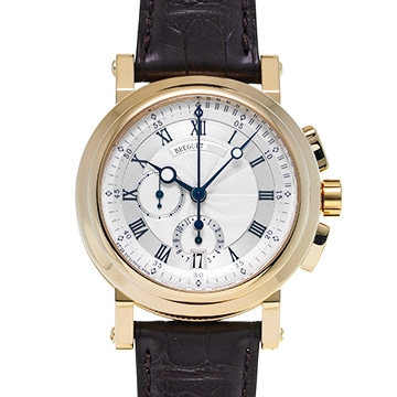 ブレゲ マリーン クロノグラフ 5827BA129Z8 シルバー メンズ 時計 【中古】【wristwatch】