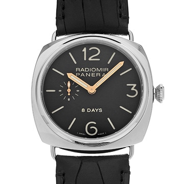 パネライ ラジオミール 8デイズ PAM00190 ブラック メンズ 時計 【中古】【wristwatch】