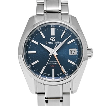 グランドセイコー ヘリテージコレクション「岩手山パターン」 GMT プレミアムブティック限定 SBGJ231 ブルー メンズ 時計 【中古】【wristwatch】