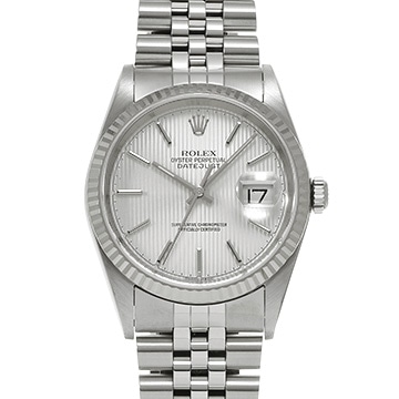 ロレックス デイトジャスト 16234 シルバータペストリー メンズ 時計 【中古】【wristwatch】