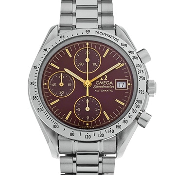 オメガ スピードマスター デイト 丸井限定 3511.61 ワインレッド メンズ 時計 【中古】【wristwatch】