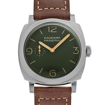 パネライ ラジオミール PAM00995 ミリタリーグリーン メンズ 時計 【中古】【wristwatch】