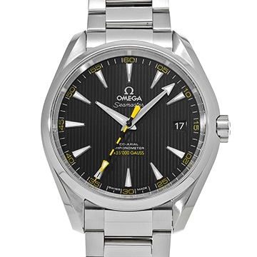 オメガ シーマスター アクアテラ コーアクシャル 15,000ガウス 231.10.42.21.01.002 ブラック メンズ 時計 【中古】【wristwatch】