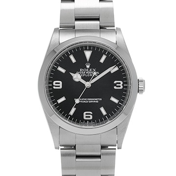 ロレックス エクスプローラー 14270 ブラック メンズ 時計 【中古】【wristwatch】