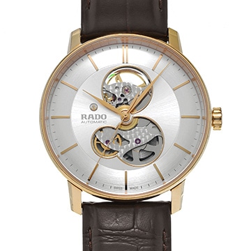 ラドー クポール オープンハート 734.3895.2 シルバー メンズ 時計 【中古】【wristwatch】