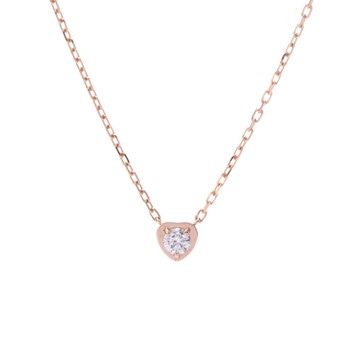 カルティエ ディアマンレジェ ハート ネックレス ゴールド CRB7059400 K18ピンクゴールド PG レディース ジュエリー 【中古】【jewelry】