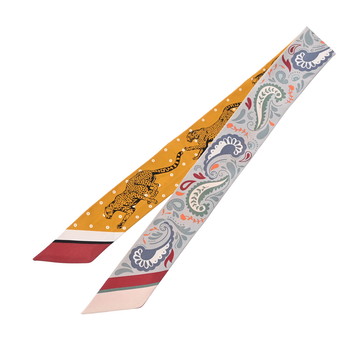 エルメス ツイリー GUEPARDS BANDANA マルチカラー シルク100％ レディース 【未使用】【other】