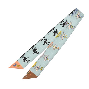 エルメス ツイリー HERMES PARADE マルチカラー シルク100％ レディース 【未使用】【other】