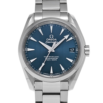 オメガ シーマスター アクアテラ マスターコーアクシャル 231.10.39.21.03.002 ブルー メンズ 時計 【中古】【wristwatch】
