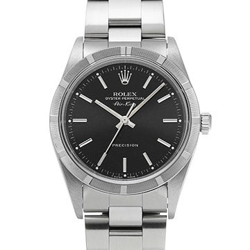 ロレックス エアキング 14010 ブラック メンズ 時計 【中古】【wristwatch】