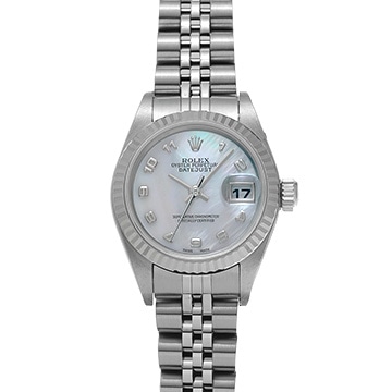 ロレックス デイトジャスト 79174NA ホワイトシェル レディース 時計 【中古】【wristwatch】