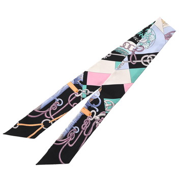 エルメス ツイリー CLIQUETIS マルチカラー 061574S シルク100% レディース 【未使用】【other】