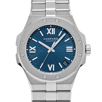 ショパール アルパイン イーグル ラージ 298600-3001 ブルー メンズ 時計 【中古】【wristwatch】