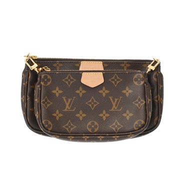 ルイ ヴィトン モノグラム ミュルティ ポシェット アクセソワール ブラウン モノグラムキャンバス ユニセックス バッグ 【中古】【bag】