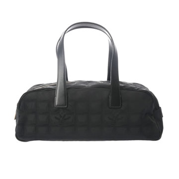 シャネル ニュートラベル ミニボストンバッグ ブラック A15828 ナイロン レディース バッグ 【中古】【bag】