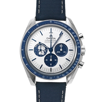 オメガ スピードマスター ムーンウォッチ コーアクシャル マスタークロノメーター シルバー スヌーピーアワード 310.32.42.50.02.001 シルバー/ブルー メンズ 時計 【中古】【wristwatch】