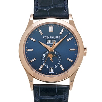 パテック フィリップ コンプリケーション アニュアルカレンダー ムーンフェイズ 5396R-015 ブルー/ダイヤモンド メンズ 時計 【中古】【wristwatch】