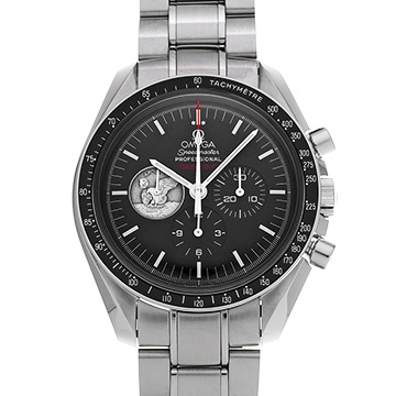 オメガ スピードマスター ムーンウォッチ プロフェッショナル アポロ11号 40th 311.30.42.30.01.002 ブラック メンズ 時計 【中古】【wristwatch】