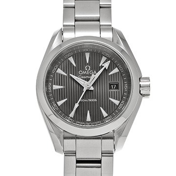 オメガ シーマスター アクアテラ クォーツ 231.10.30.60.06.001 グレー レディース 時計 【中古】【wristwatch】