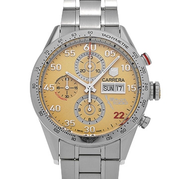 タグ ホイヤー カレラ キャリバー16 バハ カリフォルニア 1000 リミテッド CV2A1H.BA0796 サンドベージュ メンズ 時計 【中古】【wristwatch】