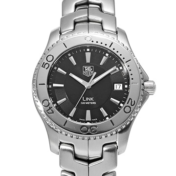タグ ホイヤー リンク WJ1110.BA0570 ブラック メンズ 時計 【中古】【wristwatch】