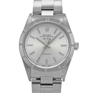 ロレックス エアキング 14010 シルバー メンズ 時計 【中古】【wristwatch】