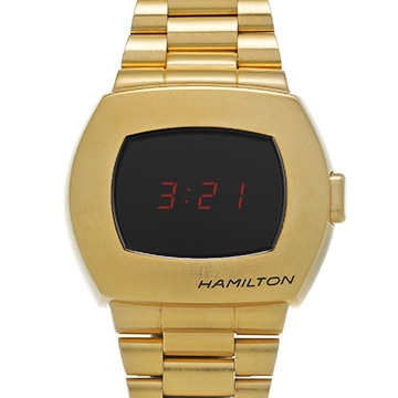 ハミルトン アメリカンクラシック PSR デジタルクォーツ H52424130 レッド メンズ 時計 【中古】【wristwatch】