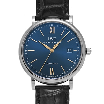 IWC ポートフィノ オートマティック IW356523 ブルー メンズ 時計 【中古】【wristwatch】