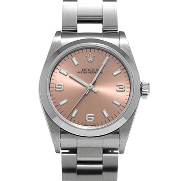 ロレックス オイスターパーペチュアル 77080 ピンク ユニセックス 時計 【中古】【wristwatch】