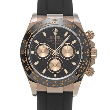 ロレックス コスモグラフ デイトナ 116515LN ブラック/ピンク メンズ 時計 【中古】【wristwatch】