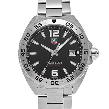 タグ ホイヤー フォーミュラ1 クォーツ WAZ1112.BA0875 ブラック メンズ 時計 【中古】【wristwatch】