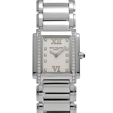 パテック フィリップ トゥエンティ-4 4910/10A-011 シルバー/ダイヤモンド レディース 時計 【中古】【wristwatch】