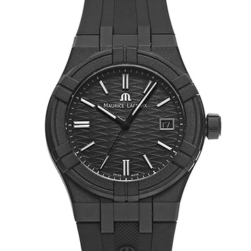 モーリス ラクロア アイコン #タイド AI2008-00000-300-0 ブラック ユニセックス 時計 【中古】【wristwatch】