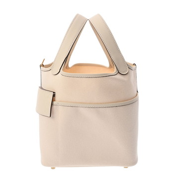 エルメス ピコタンロック PM カーゴ ナタ トワルゴエラン/ヴォースイフト レディース バッグ 【中古】【bag】