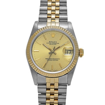 ロレックス デイトジャスト 68273 シャンパン ユニセックス 時計 【中古】【wristwatch】