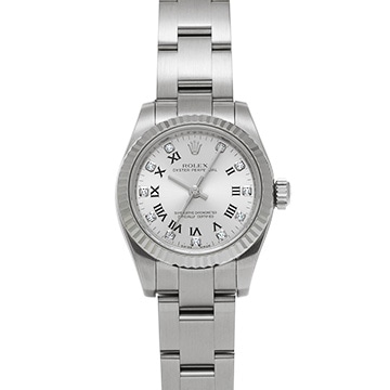 ロレックス オイスターパーペチュアル 176234G シルバー/ダイヤモンド レディース 時計 【中古】【wristwatch】