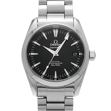 オメガ シーマスター アクアテラ コーアクシャル クロノメーター 2503.50 ブラック メンズ 時計 【中古】【wristwatch】