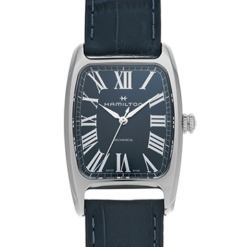 ハミルトン アメリカン クラシック ボルトン メカニカル H13519641 ブルー メンズ 時計 【中古】【wristwatch】