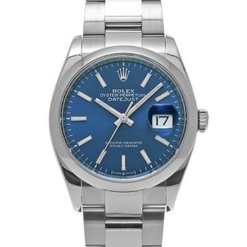 ロレックス デイトジャスト 36 126200 ブライトブルー メンズ 時計 【中古】【wristwatch】