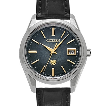 シチズン ザ・シチズン 静寂 AQ4100-22E グレー・グラデーション メンズ 時計 【中古】【wristwatch】