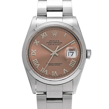 ロレックス デイトジャスト 16200 ピンク メンズ 時計 【中古】【wristwatch】