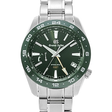 グランドセイコー スポーツコレクション スプリングドライブ GMT SBGE257 グリーン メンズ 時計 【中古】【wristwatch】