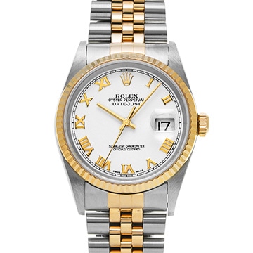 ロレックス デイトジャスト 16233 ホワイト メンズ 時計 【中古】【wristwatch】