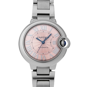 カルティエ バロン ブルー 33mm W6920100 ピンク ユニセックス 時計 【中古】【wristwatch】
