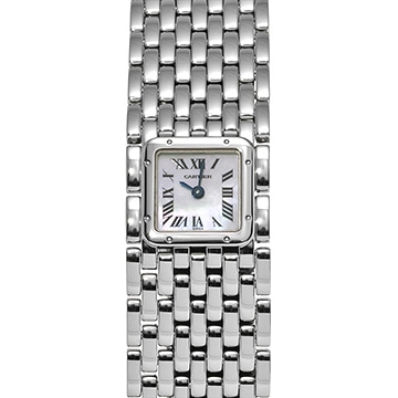 カルティエ パンテール リュバン W61001T9 ピンクシェル レディース 時計 【中古】【wristwatch】