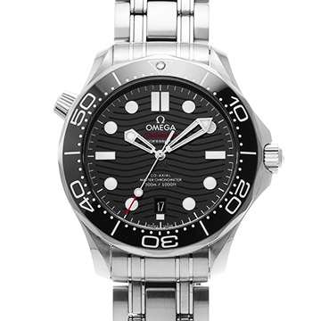 オメガ シーマスター ダイバー300 コーアクシャル マスタークロノメーター 210.30.42.20.01.001 ブラック メンズ 時計 【中古】【wristwatch】