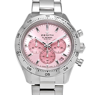 ゼニス クロノマスター スポーツ ピンク 03.3109.3600/18.M3100 ピンク メンズ 時計 【中古】【wristwatch】